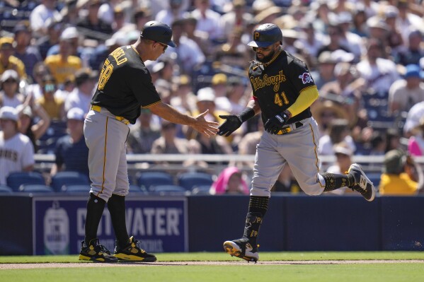 Pittsburgh Pirates send 1B Carlos Santana to the Brewers AP News